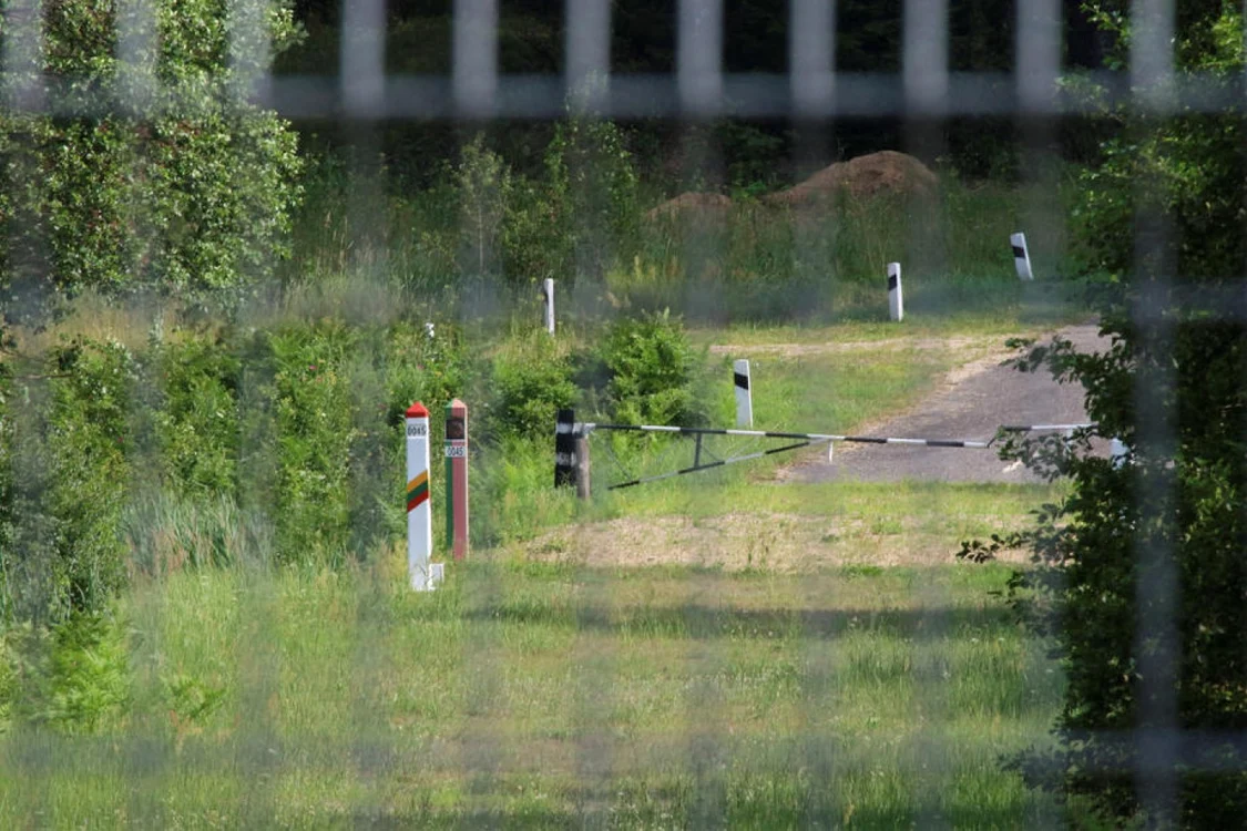 Frontiera dintre Lituania si Belarus FOTO EPA-EFE