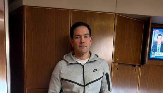 Marco Rubio a purtat un trening identic cu cel al lui Maduro FOTO X /  Steven Cheung  @StevenCh
