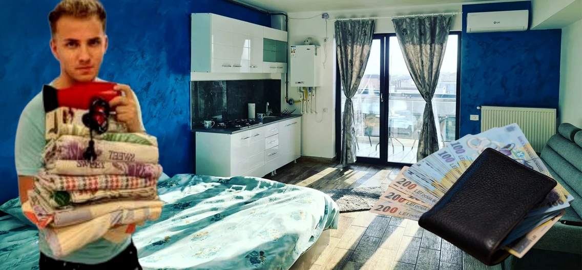 Mihai Trăistariu se ocupă și de cazarea turiștilor, la garsonierele lui din Mamaia