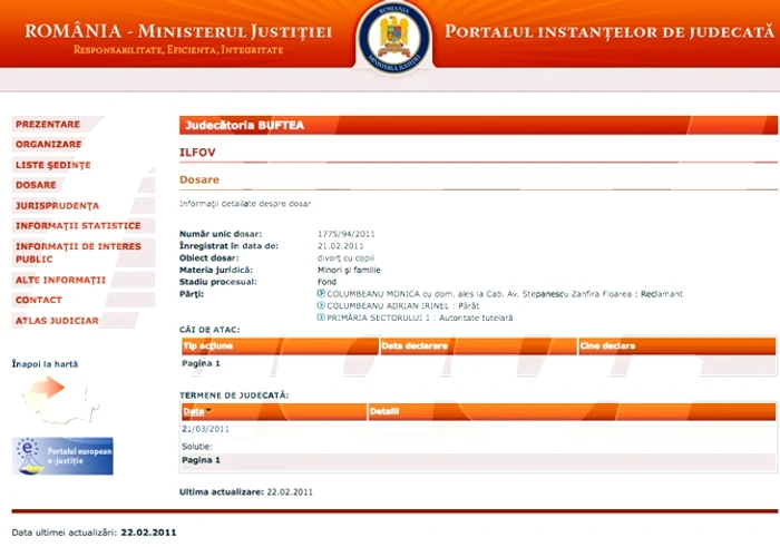 Dosar divort Iri si Moni