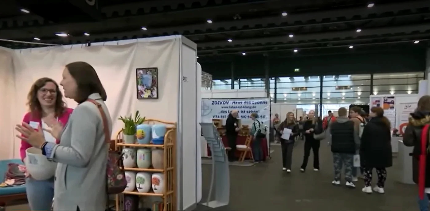 Expoziție funerară în Germania - Foto: captură Pro TV