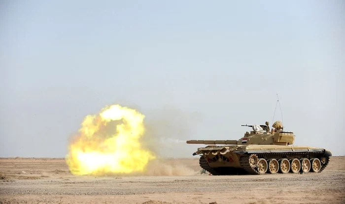 Vehiculul blindat T-72. 
