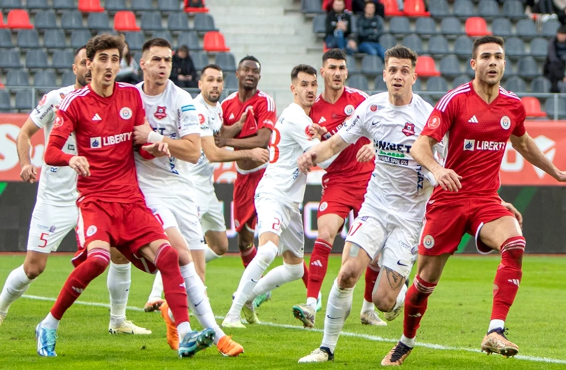 FC Hermannstadt a învins-o pe Oţelul Galaţi FOTO: Facebook