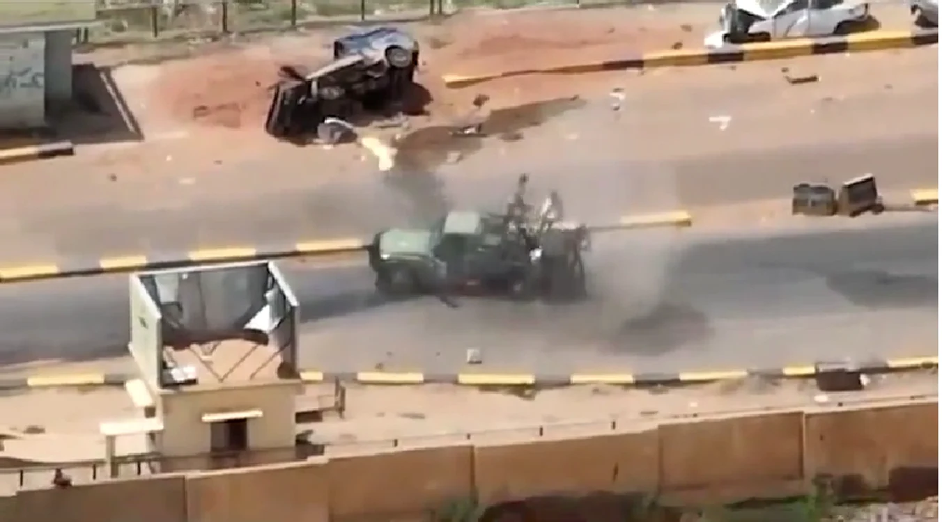 CNN a obținut imagini cu atacuri presupus ucrainene cu drone în Sudan FOTO Captură CNN