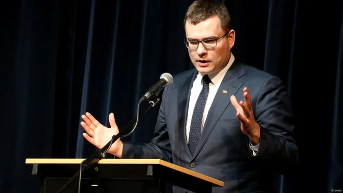 Ministrul lituanian al apărării Laurynas Kasčiūnas