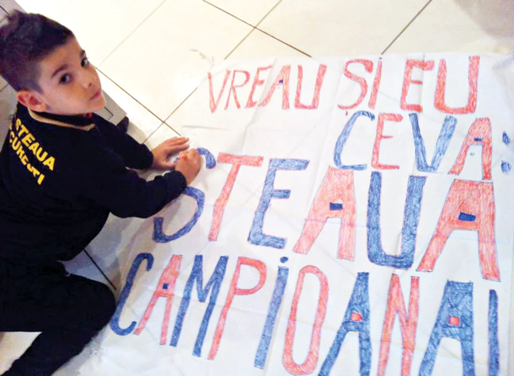 Acesta este banner-ul pentru care oamenii de ordine au intervenit în forţă