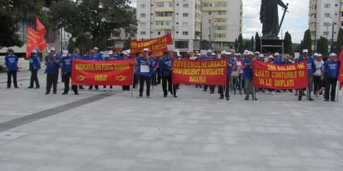 Protest al poştaşilor vasluieni 