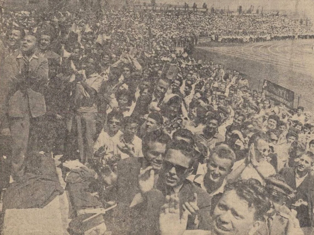 Nikita Hrușciov, discurs la Hunedoara. Foto: Scînteia, 1962