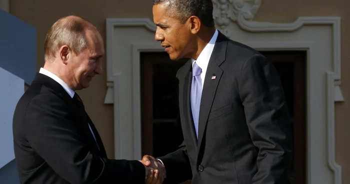 Obama a discutat între patru ochi cu Putin, dar n-a reuşit să-l convingă în chestiunea Siria. FOTO Reuters