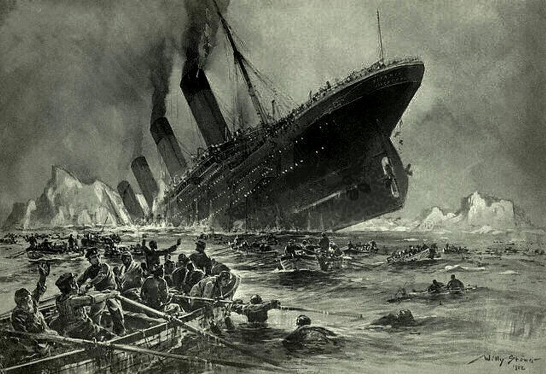 Titanicul s a scufundat chiar la prima cursă după ce a lovit un aisberg jpeg