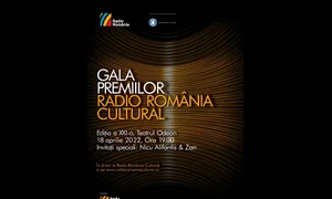 Gala premiilor Radio România Cultural revine pe scena Teatrului Odeon jpeg