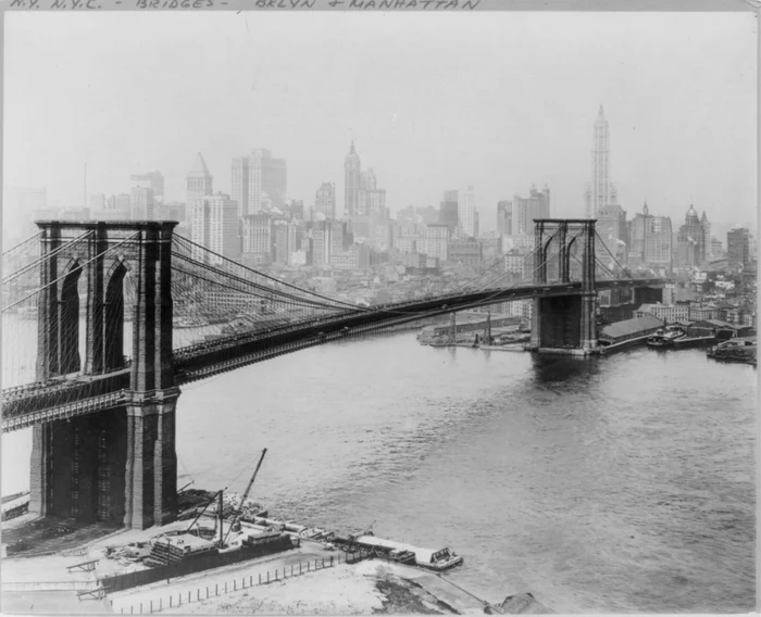 Podul Brooklyn din New York (© Library of Congress)