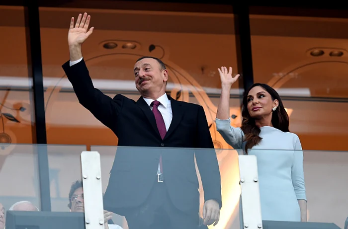 Mehriban Aliyeva și soțul său, președintele Azerbaidjanului