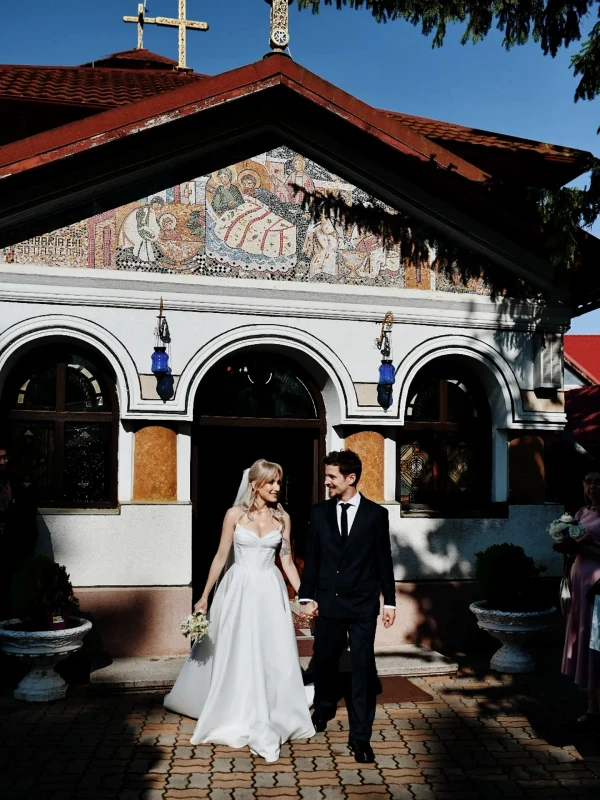 Andrei Leonte și soția lui, Laura. Foto: Instagram