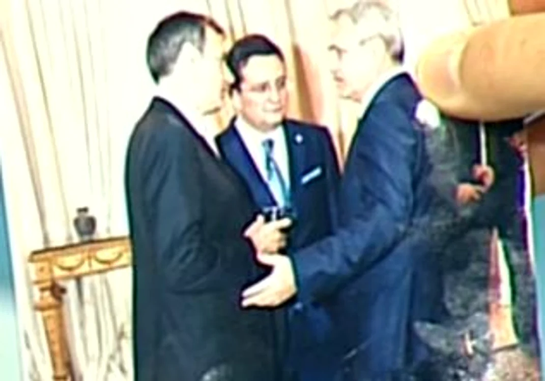 A doua imagine făcută publică de Ponta: în ea apar Dragnea, Coldea și Maior