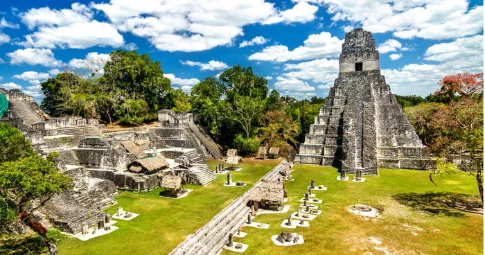 Templul Marelui Jaguar de la Tikal. Patrimoniul mondial UNESCO în Guatemala FOTO: Shutterstock