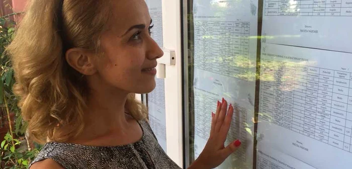 Mihaela este mândră de rezultatul obţinut. Foto: Adevărul