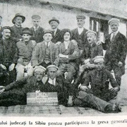 20 28 octombrie 1920 prima greva generala din Romania procesul muncitori Sibiu independentul jpg