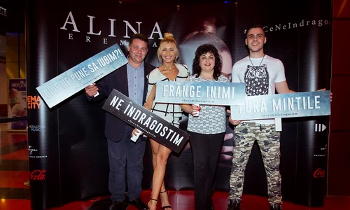Părinții și fratele Mircea au fost alături de Alina Eremia la evenimentul de lansare al noului clip jpeg