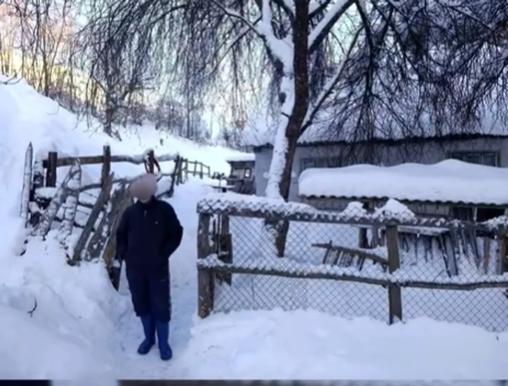 Un bărbat de 75 de ani este singurul locuitor al unui sat din județul Alba. FOTO: IPJ Alba