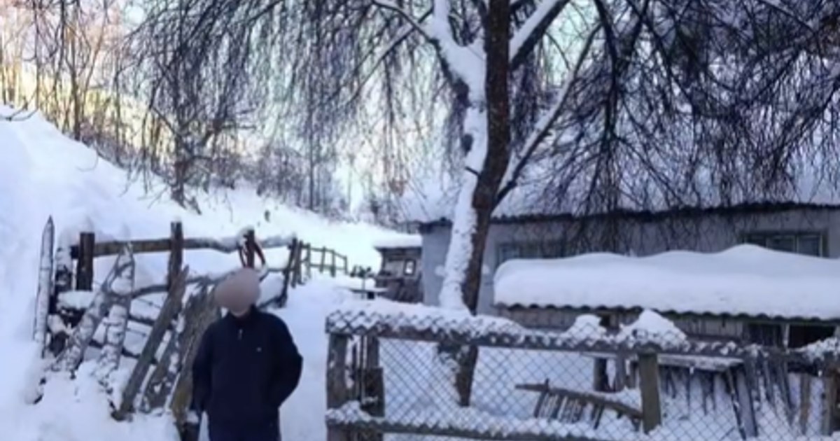 Sat din Alba izolat de zăpadă: un om salvat surprinzător.