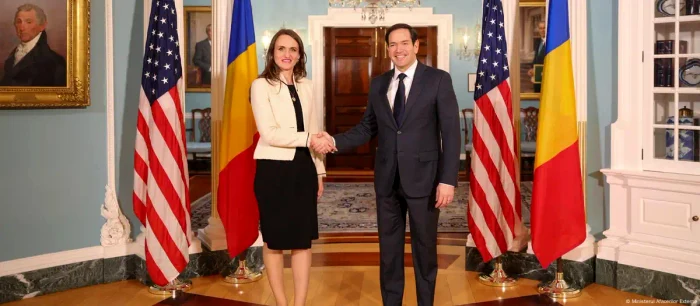 Şefa diplomaţiei române Oana Ţoiu primită la Casa Albă de secretarul de stat american Marco Rubio