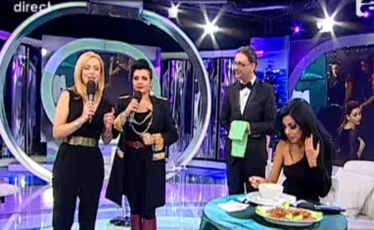 Andreea Podărescu a fost speriată de Cornelia Catanga (captură Antena 1)