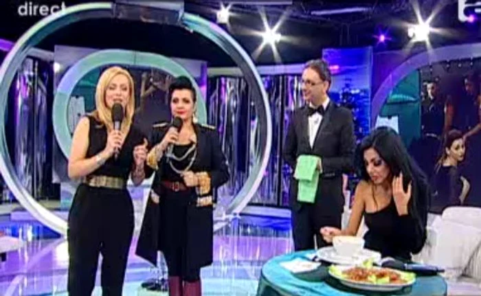 Andreea Podărescu a fost speriată de Cornelia Catanga (captură Antena 1)