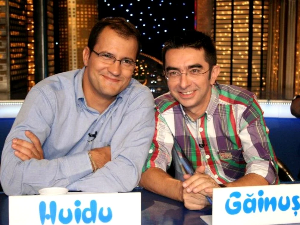 Şerban Huidu, alături de Mihai Găinuşă FOTO Prima TV