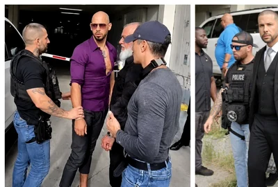 Frații Tate arestati FOTO X