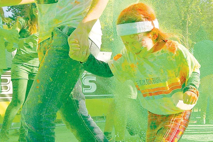 Competiţia  colorată a avut  loc în Parcul  Tineretului