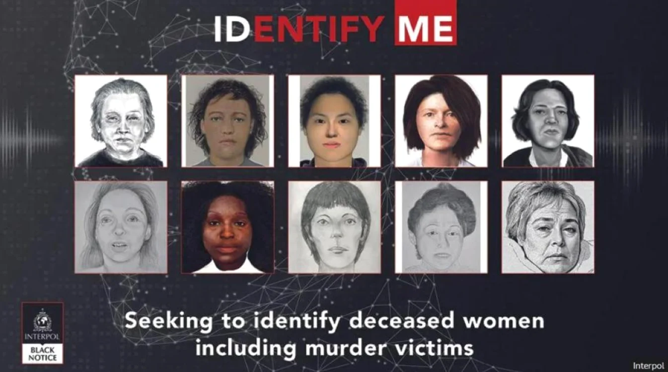 O parte dintre victimele neidentificate. Foto Interpol