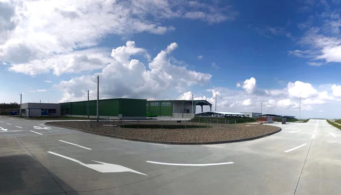Centru de colectare deșeuri Valea Mărului FOTO: Consiliul Județean Galați