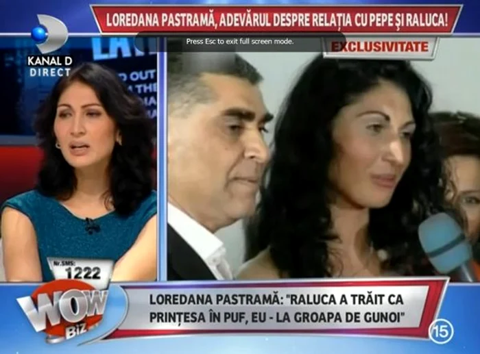 Loredana Pastramă speră, totuşi, să se împace cu familia ei