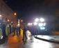 Protestul tractoriștilor în centrul Timișoarei FOTO Ștefan Both