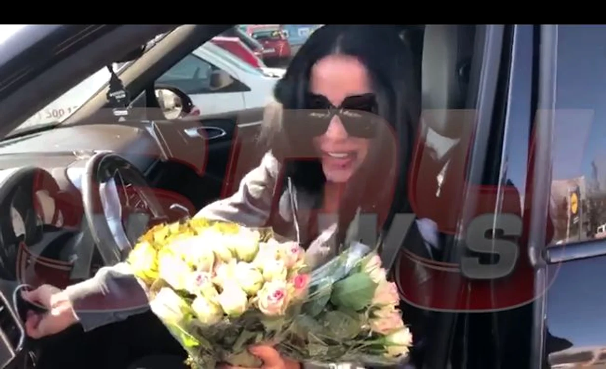 Daniela Crudu a fost suprinsă de paparazzi