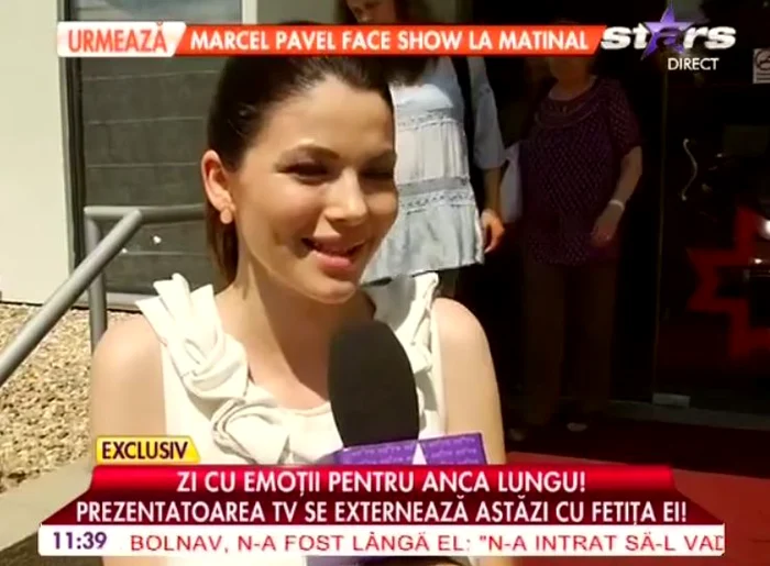 Anca Lungu s-a externat