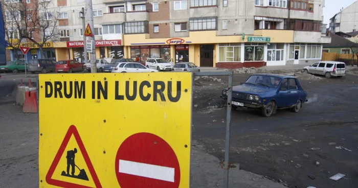 Lucrările de reabilitare de pe Rusciorului se reiau de luni. Foto: Ana Poenariu