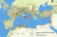 O hartă a drumurilor din Imperiul Roman