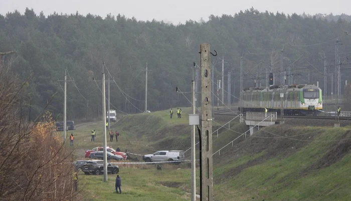sabotaj cale ferata polonia jpg