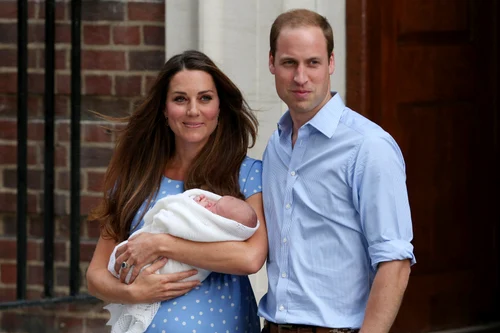 Kate, William și George, bebeluș, GettyImages