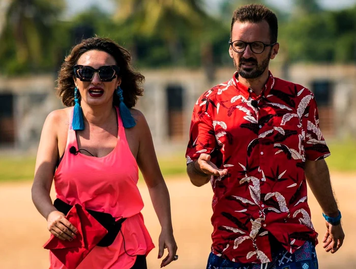 
    Ana Morodan şi Adrian Teleşpan la „Asia Express“  