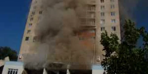 Hotelul a fost cuprins de flăcări în jurul orei 7.50