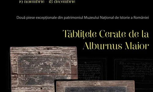 Exponatul lunii noiembrie 2015 la MNIR: Tăblițele Cerate de la Alburnus Maior jpeg