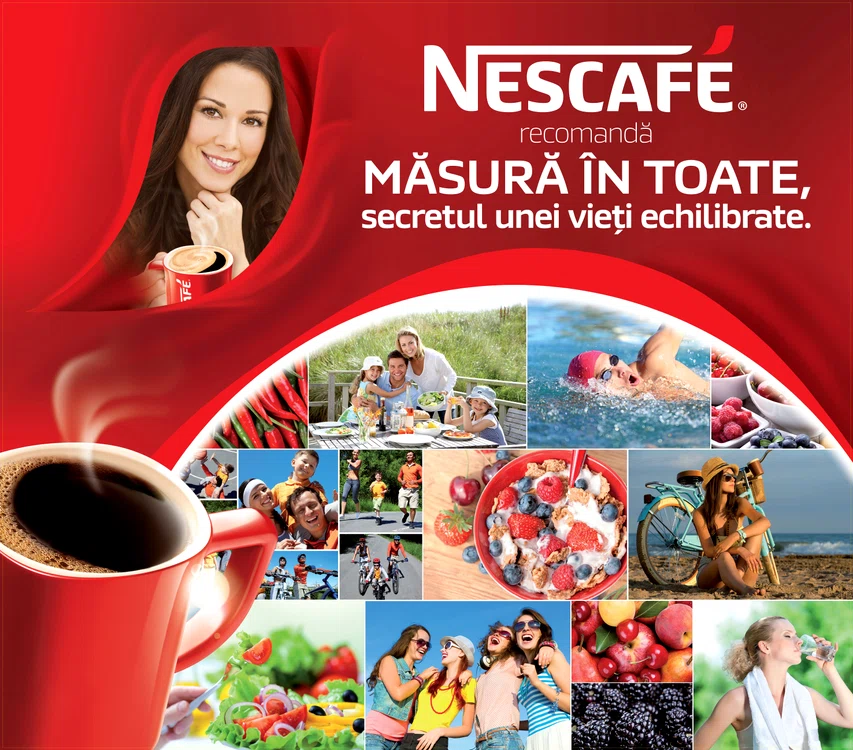 Nescafe recomandă "măsură în toate"