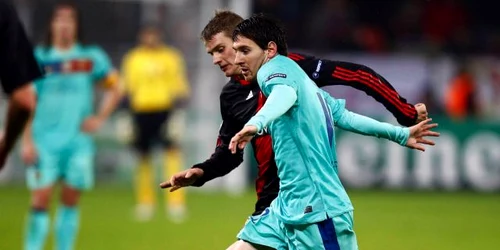 În tur, Messi a condus Barcelona spre o victorie cu 3-1 la Leverkusen