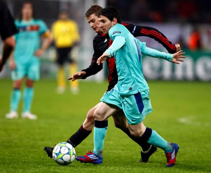 În tur, Messi a condus Barcelona spre o victorie cu 3-1 la Leverkusen