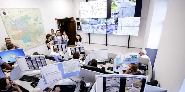 Noul Centru de management al Traficului la sediul Primăriei Capitalei FOTO Inquam Photos George Călin