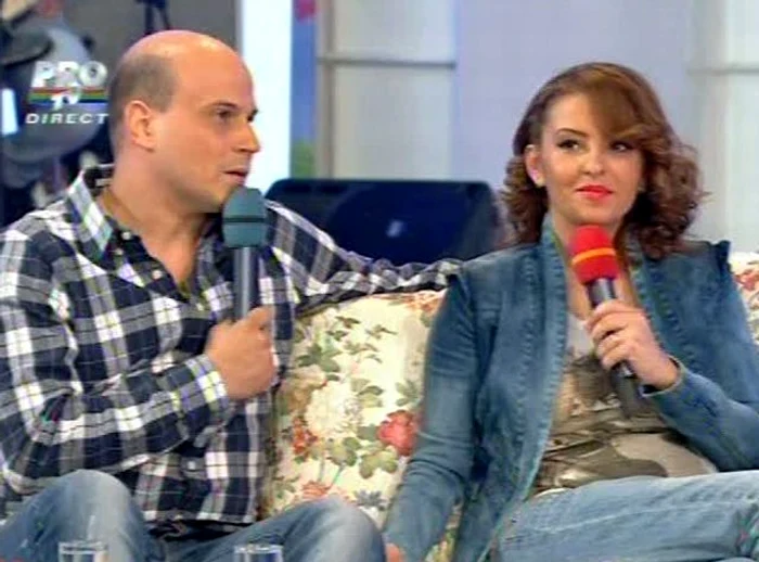 Vlad Huidu şi Giulia Anghelescu (Foto: captură video Pro TV)