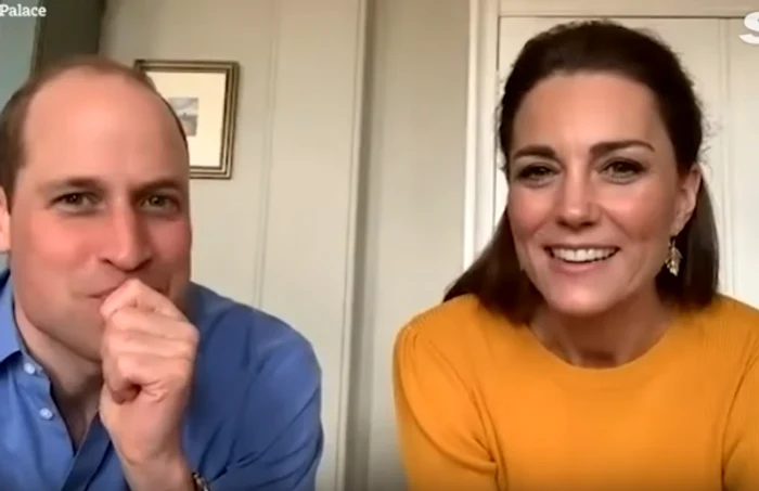 William şi Kate au avut primul angajament regal din izolare Captură video Youtube